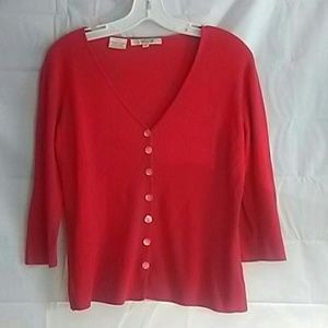 LouLou Red Blouse/ Sweater Size M
